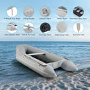Virtue US 10FT 4-Person Heavy-Duty Inflatable Dinghy Transom Sport Tender Boat (SAK98153) - Saksby Wholesale - Components