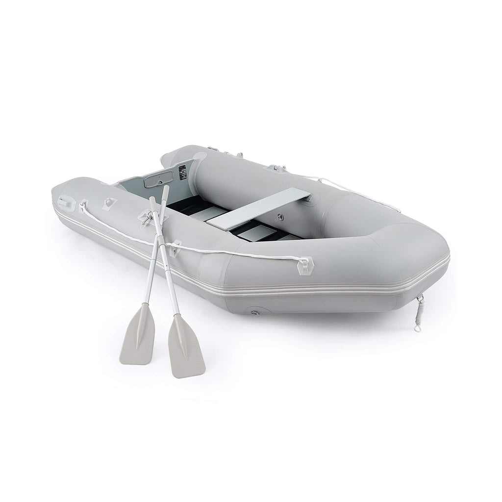 Virtue US 10FT 4-Person Heavy-Duty Inflatable Dinghy Transom Sport Tender Boat (SAK98153) - Saksby Wholesale - Front Right View