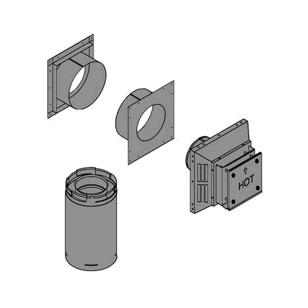 White Mountain Hearth (Empire) Horizontal Rear Vent Kit For Direct-Vent Fireplaces [DVVK5RP] (SAK78216) - Saksby Wholesale - Diagram