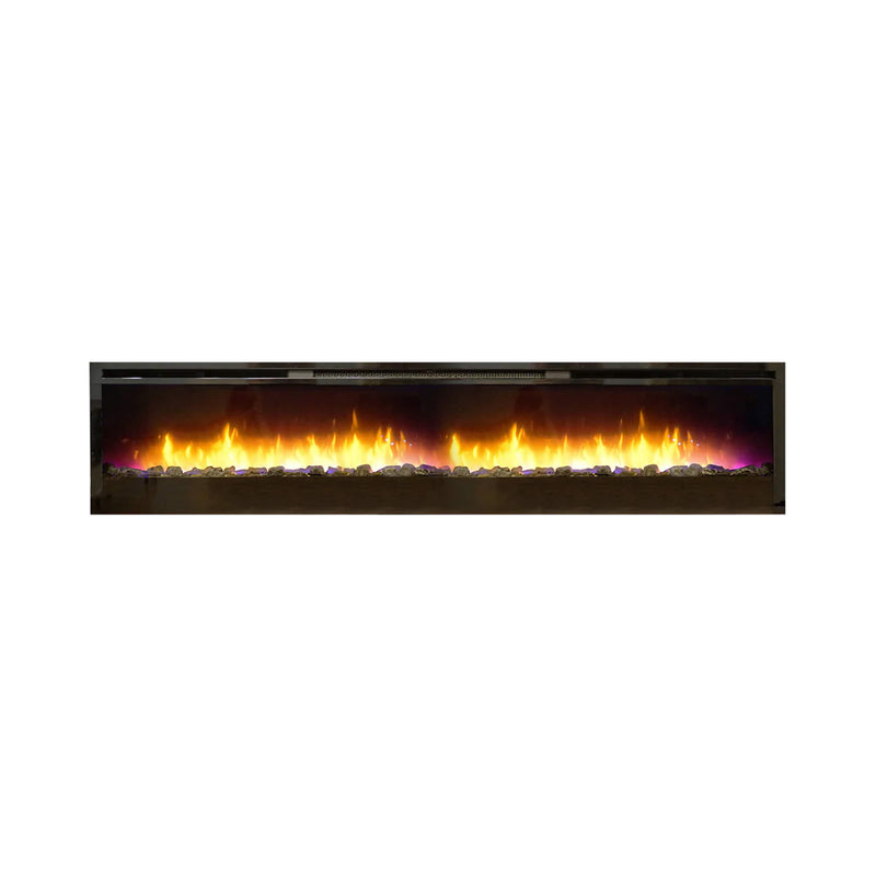 White Mountain Hearth Nexfire 74" Contemporary Linear Electric Wall Mount Fireplace [EBL74] (SAK14782)