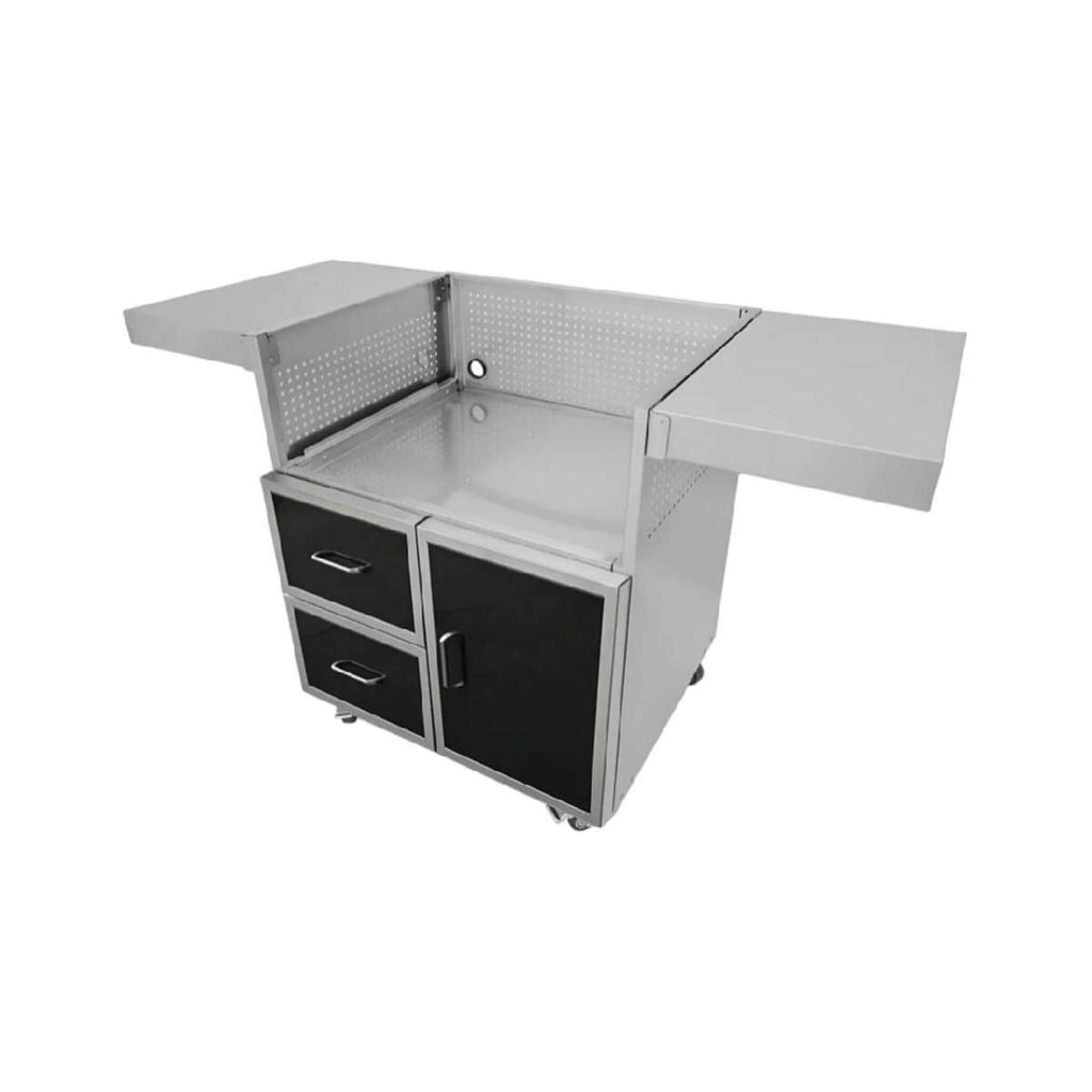 WILDFIRE Black Stainless Steel Outdoor Grill Cart (SAK98231) - Saksby Wholesale - Product Preview