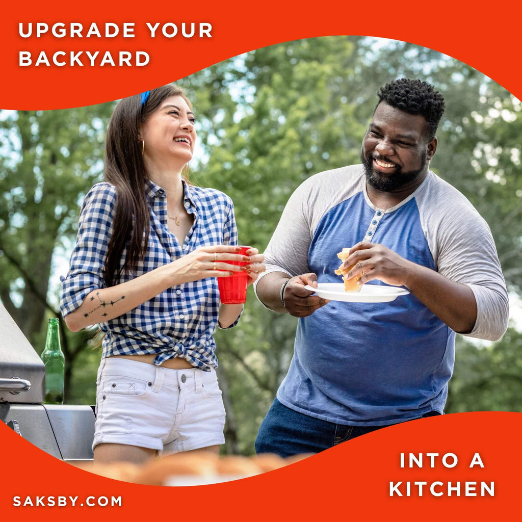 Wildfire Outdoor Living Ranch Pro 30-Inch 304 Stainless Steel Grill [WFPRO30G-BSS/SS] (SAK25374) - Saksby Wholesale - Lifestyle Image