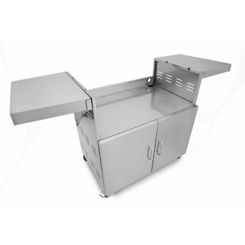 WILDFIRE Stainless Steel Outdoor Grill Cart With Propane Tank Slide Out Door (SAK71546)-SAKSBY