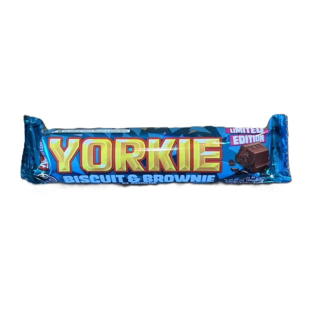 Yorkie Biscuit & Brownie Flavour Milk Chocolate Bar (UK)