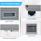 10K BTU Portable Room Air Conditioner Unit With Dehumidifier And Fan Mode (SAK30782) - Saskby Wholesale - Parts View