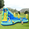 10FT Kids Inflatable Blow Up Splash Pool With Slide & Climbing Wall - SAKSBY.com - Pool Water Slides - SAKSBY.com