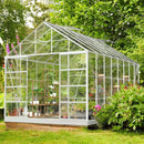 [10x16FT] Extra Large Heavy Duty Backyard Polycarbonate Aluminum Greenhouse With Sliding Doors And Vents (SAK97526) - Saksby Wholesale - Lifestyle
