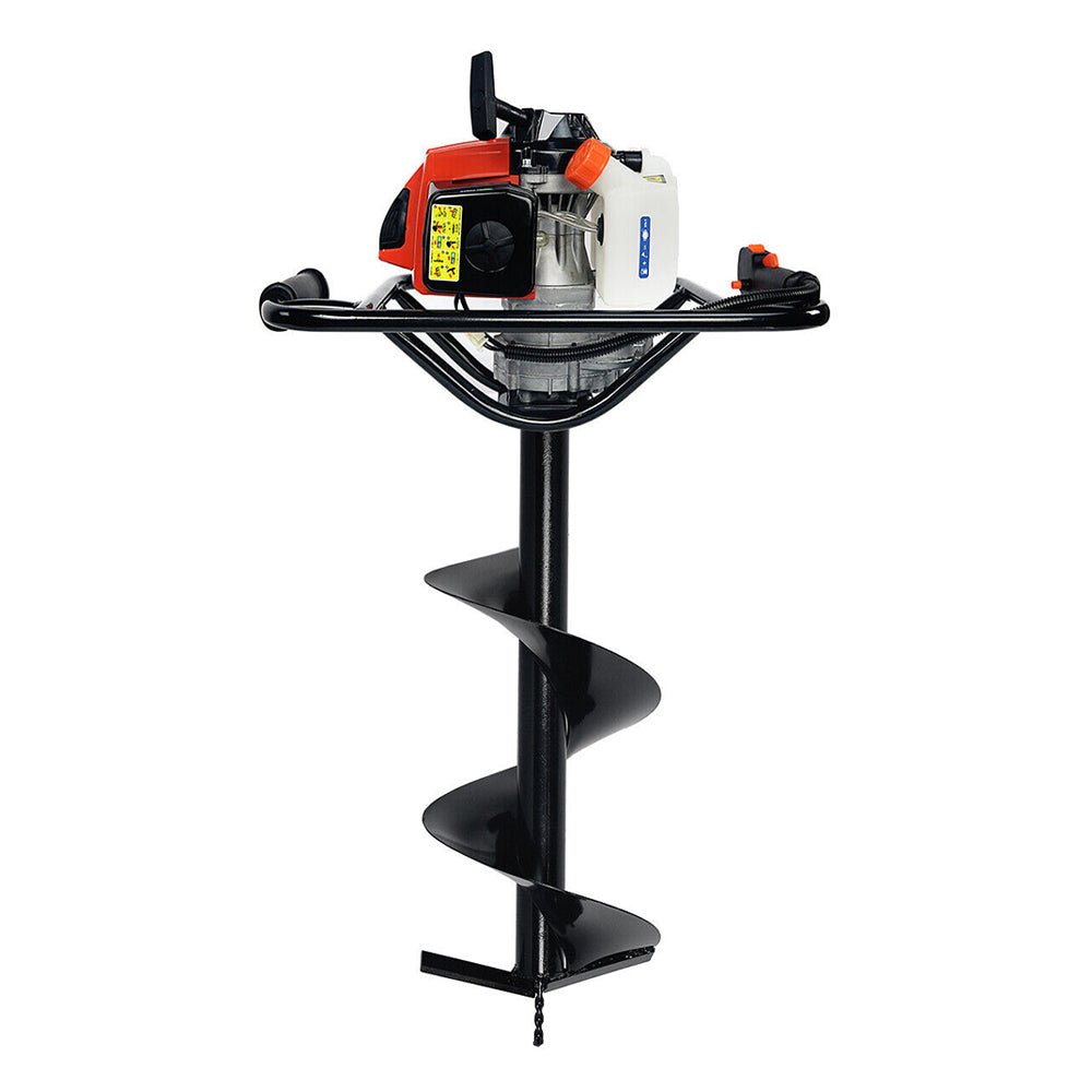 12" Gasoline Powered Post Hole Digger Earth Auger Machine, 63CC (96314852) - SAKSBY.com - Post Hole Diggers - SAKSBY.com