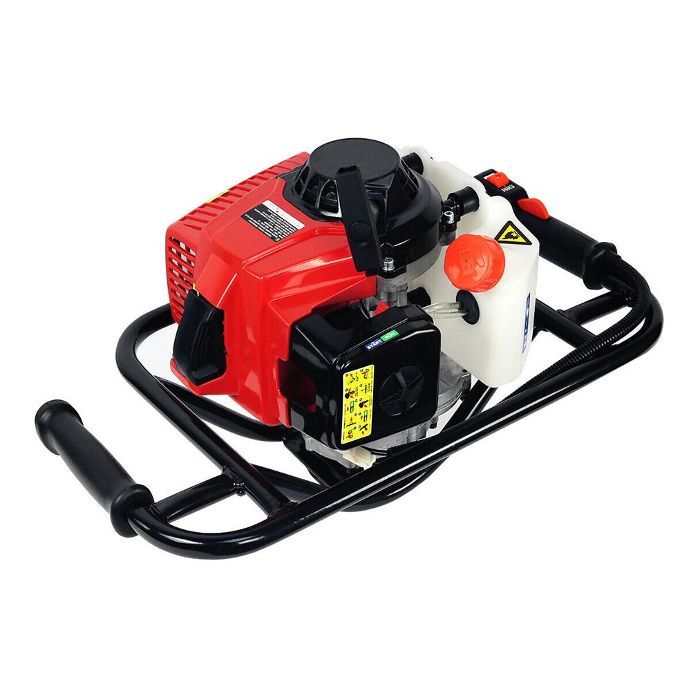 12" Gasoline Powered Post Hole Digger Earth Auger Machine, 63CC (96314852) - SAKSBY.com - Post Hole Diggers - SAKSBY.com