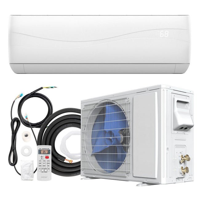 12000 BTU Mini Split Wall Mounted Air Conditioner & Ductless Heater W/ 5 Operation Modes (97253816) - Zoom Parts View