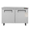12.9 Cu.Ft 2 Door Commercial Stainless Steel Worktop Undercounter Refrigerator, 48" (95413725) - SAKSBY.com - Refrigerators - SAKSBY.com