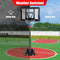12FT Portable Adjustable Indoor/Outdoor Basketball Hoop W/ Wheels (95761428) - SAKSBY.com - Basketball Hoops - SAKSBY.com