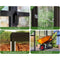 [12x13.5FT] Premium Extra Large Outdoor Aluminum Poylcarbonate Greenhouse With Quick Connect Fitting Sak63725 Saksby - Product Features