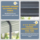 [12X20FT] Premium Heavy-Duty Outdoor Canopy Garage Shelter With Galvanized Metal Roof (SAK91523) - Saksby Wholesale - Materials Features View