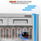 12.9 Cu.Ft 2 Door Commercial Stainless Steel Worktop Undercounter Refrigerator, 48" (SAK13725) - Saksby Wholesale - Steel Features View