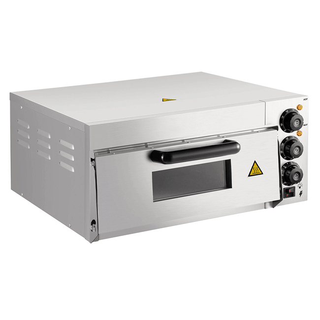 14" Electric Single Deck Countertop Commercial Pizza Oven - SAKSBY.com - Pizza Makers & Ovens - SAKSBY.com