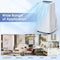 14,000 BTU Portable Air Conditioner Heater Dehumidifier Fan W/ Remote Control (98367014) - Zoom Parts View