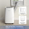 14,000 BTU Portable Air Conditioner Heater Dehumidifier Fan W/ Remote Control (98367014) - Zoom Parts View