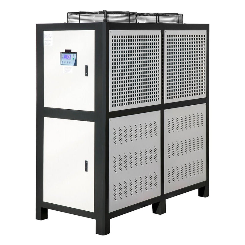 15 Ton Smart Air-Cooled SS Industrial Water Chiller With LCD Display & 150L Water Tank, 15HP (95201436) - SAKSBY.com - Chillers - SAKSBY.com