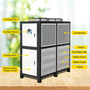 15 Ton Smart Air-Cooled SS Industrial Water Chiller With LCD Display & 150L Water Tank, 15HP (95201436) - Side View