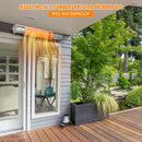 1500W Electric Indoor/Outdoor Waterproof Infrared Patio Heater W/ 2 Power Settings (91826957) - SAKSBY.com Demonstration View