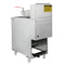 150K BTU Commercial Stainless Steel Gas Powered Floor Deep Fryer With Baskets, 90-95 LBS (95364271) - SAKSBY.com - Side View