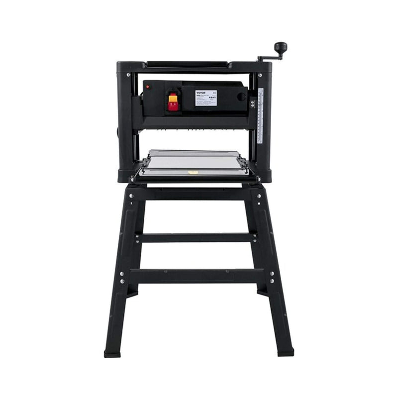 15AMP Heavy Duty Electric Thickness Planer Benchtop W/ Stand, 13" (SAK22701) - Saksby Wholesale -  Front View