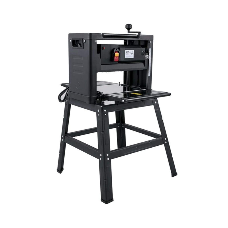 15AMP Heavy Duty Electric Thickness Planer Benchtop W/ Stand, 13" (SAK22701) - Saksby Wholesale - Side Back View