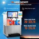 Commercial 16L 1155W Double Frozen Margarita Ice Slushie Drink Maker Machine (SAK95281) - Saksby Wholesale - Capacity