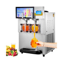 Commercial 16L 1155W Double Frozen Margarita Ice Slushie Drink Maker Machine (SAK95281) - Saksby Wholesale - Front Left View