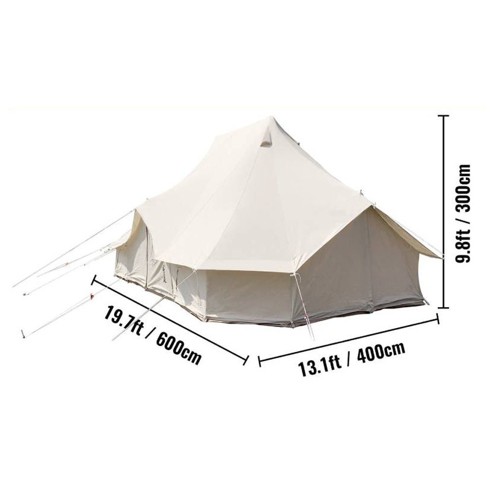 20FT Large Luxury Glamping Yurt Teepee Canvas Camping Tent (98537612) - SAKSBY.com - Yurt Tent - SAKSBY.com