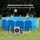 21" Heavy Duty Electric Home Above And Inground Swimming Pool Heater Pump, 5000 Gallons (94751382) - Side View