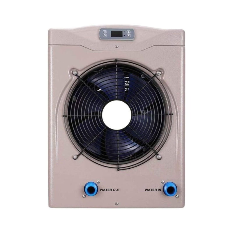 21" Heavy Duty Electric Home Above And Inground Swimming Pool Heater Pump, 5000 Gallons (SAK94751) - Saksby Wholesale - Front View
