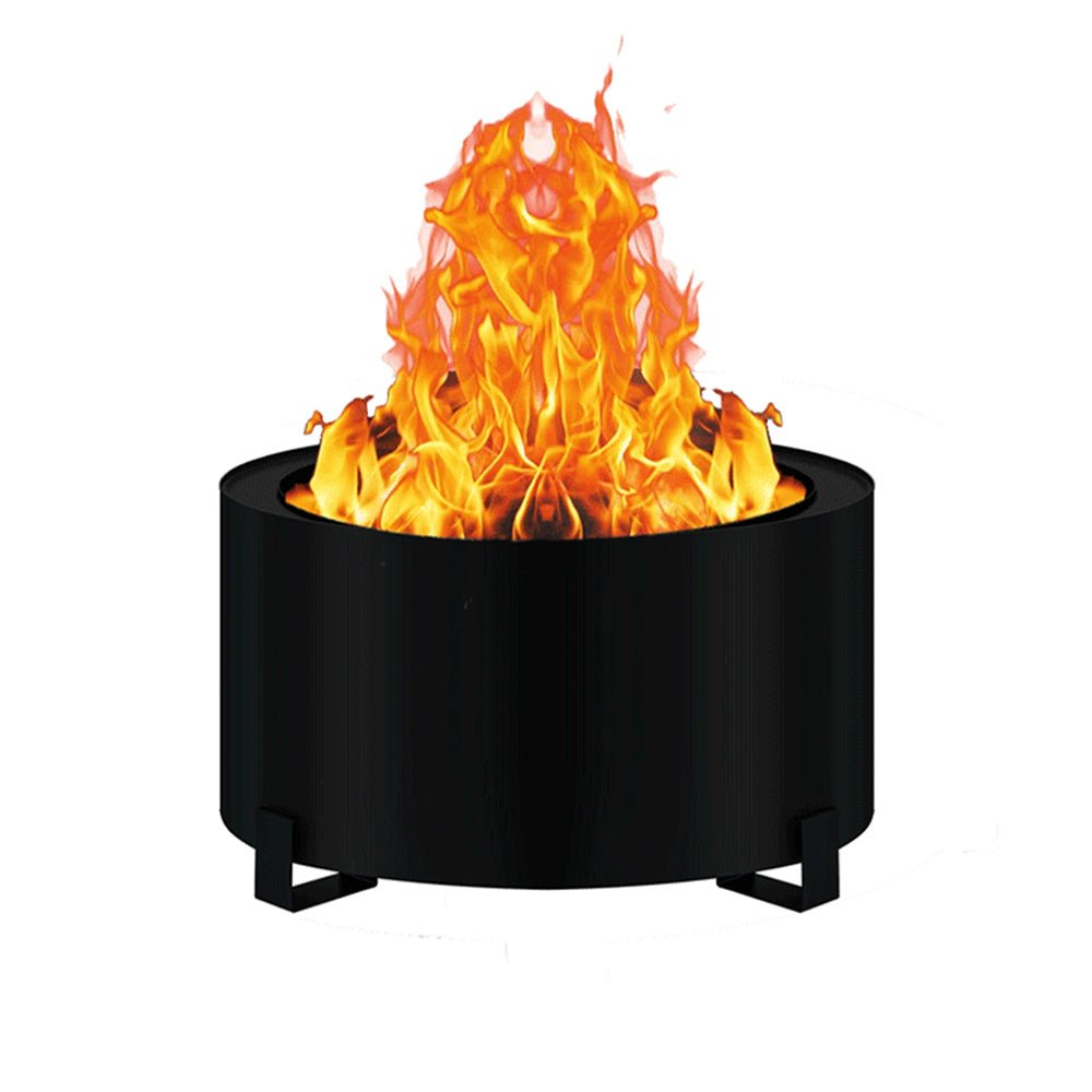 Pozo de fuego de estufa de hoguera sin humo de acero al carbono de 24