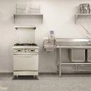 24 Inch Commercial Restaurant Kitchen 4 Burner Range W/ Standard Oven (97163042) - SAKSBY.com - Commercial Ranges - SAKSBY.com
