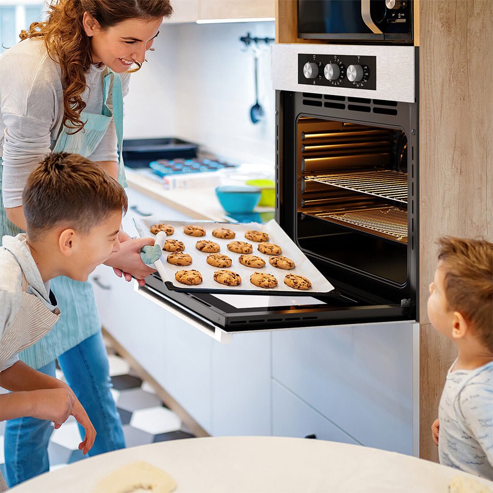 24" Premium High Temperature Single Electric Powered Wall Oven, 2300W (91304862) - SAKSBY.com - Wall Ovens - SAKSBY.com