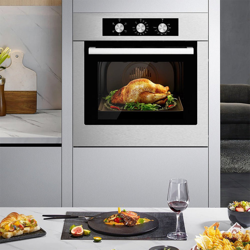 24" Premium High Temperature Single Electric Powered Wall Oven, 2300W (91304862) - SAKSBY.com - Wall Ovens - SAKSBY.com