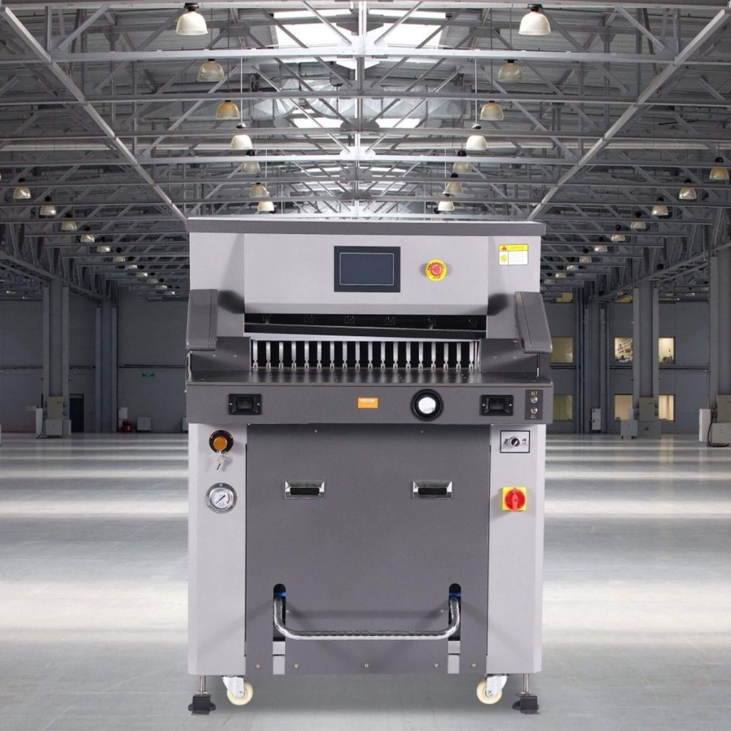 26-Inch Electric Heavy-Duty Hydraulic Paper Cutter Machine With Touchscreen (SAK92518) - Saksby Wholesale - PRoduct Preview