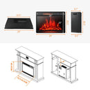 28" Electric Freestanding Recessed Fireplace Heater W/ Remote (97541980) - SAKSBY.com - Home Improvement - SAKSBY.com