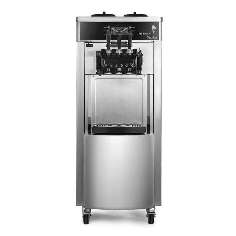 3 Flavor Commercial Stainless Steel Soft Serve Ice Cream & Frozen Yogurt Maker Machine (SAK94825) - Saksby Wholesale - Front View
