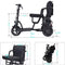 EZG 3-Wheel Electric Heavy Duty Lightweight Powered Mobility Scooter For Adults, 280LBS (SAK47361) - Saksby Wholesale - Dimensions View