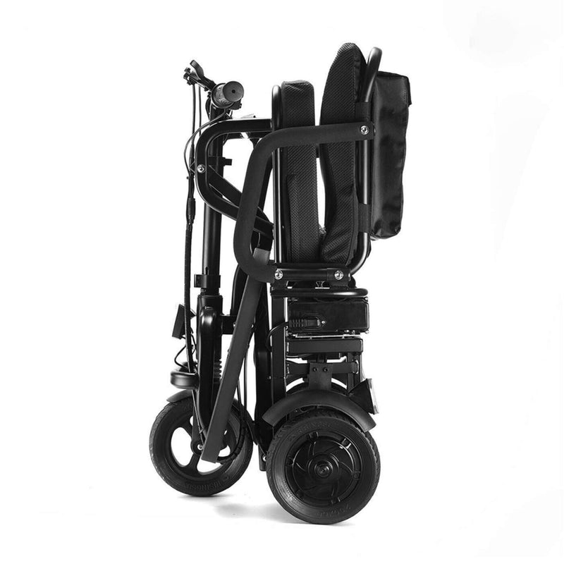 EZG 3-Wheel Electric Heavy Duty Lightweight Powered Mobility Scooter For Adults, 280LBS (SAK47361) - Saksby Wholesale - Easy to Fold View