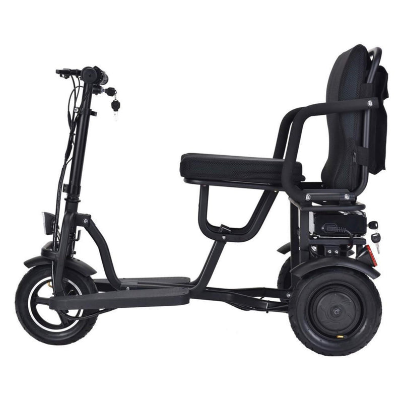 EZG 3-Wheel Electric Heavy Duty Lightweight Powered Mobility Scooter For Adults, 280LBS (SAK47361) - Saksby Wholesale - Left Full View