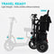 EZG 3-Wheel Electric Heavy Duty Lightweight Powered Mobility Scooter For Adults, 280LBS (SAK47361) - Saksby Wholesale - Lightweight View