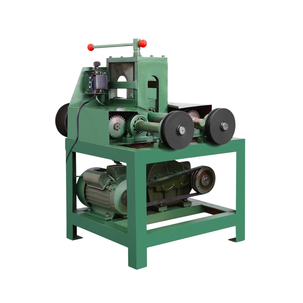 32-Inch Heavy-Duty Electric Industrial Square Pipe Tube Bender Machine W/ Die Set (SAK21576) - Saskby Wholesale - Front Right View