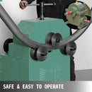 32-Inch Heavy-Duty Electric Industrial Square Pipe Tube Bender Machine W/ Die Set (SAK21576) - Saskby Wholesale - In Use View