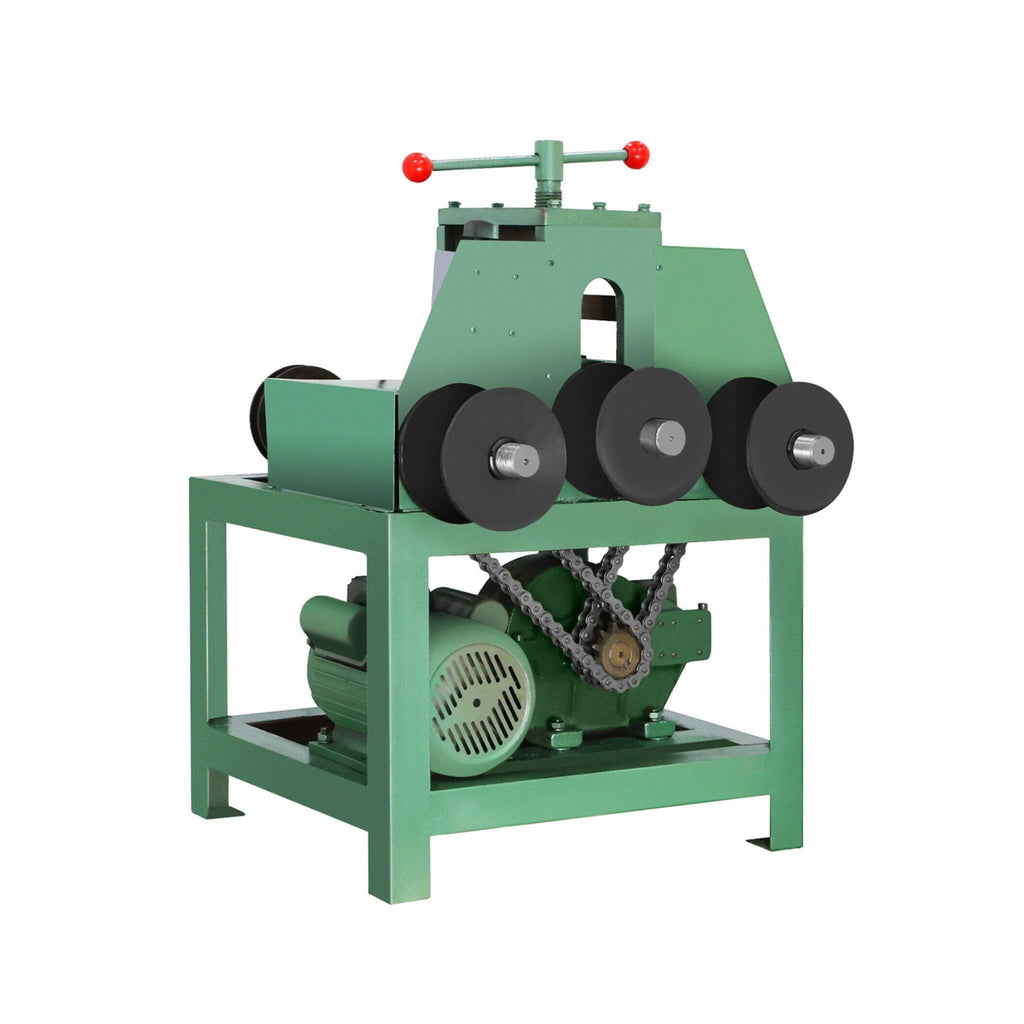 32-Inch Heavy-Duty Electric Industrial Square Pipe Tube Bender Machine W/ Die Set (SAK21576) - Front Left View