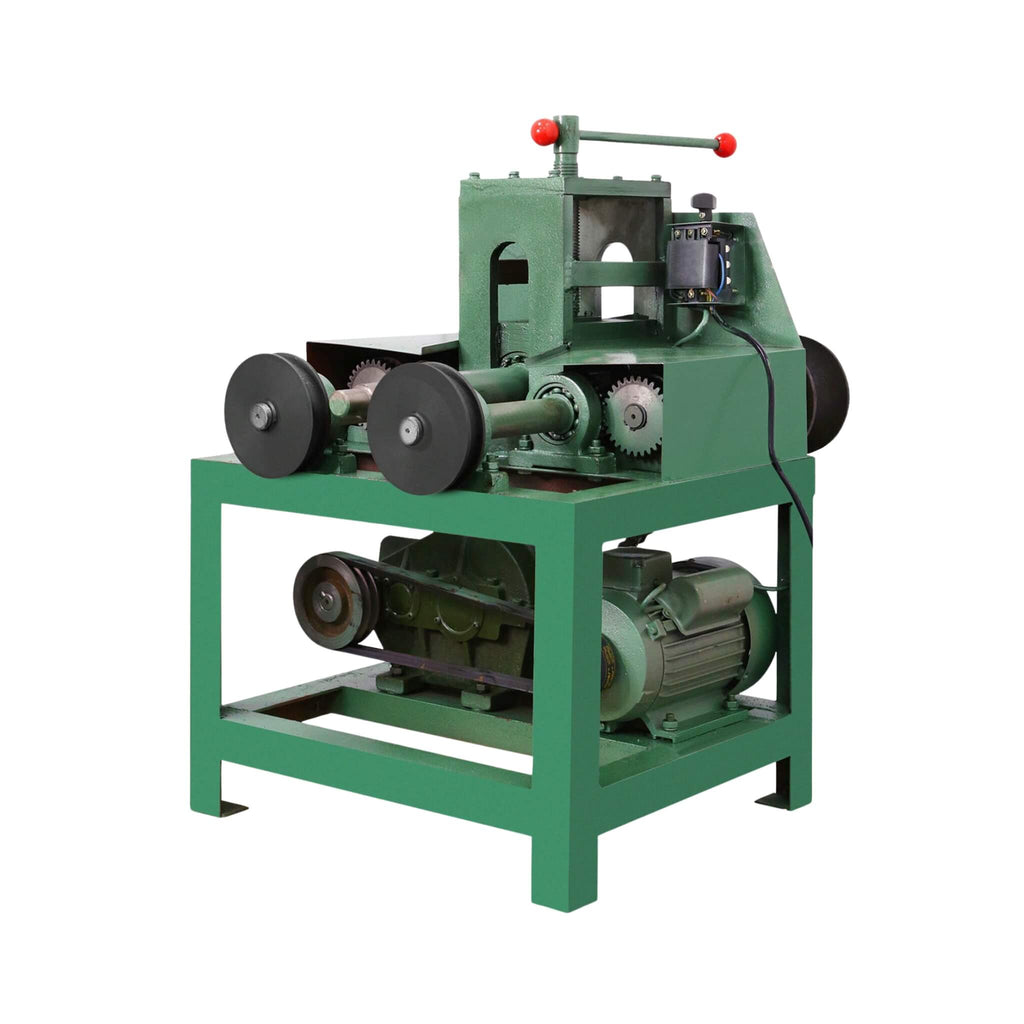 32-Inch Heavy-Duty Electric Industrial Square Pipe Tube Bender Machine W/ Die Set (SAK21576) - Front Left View