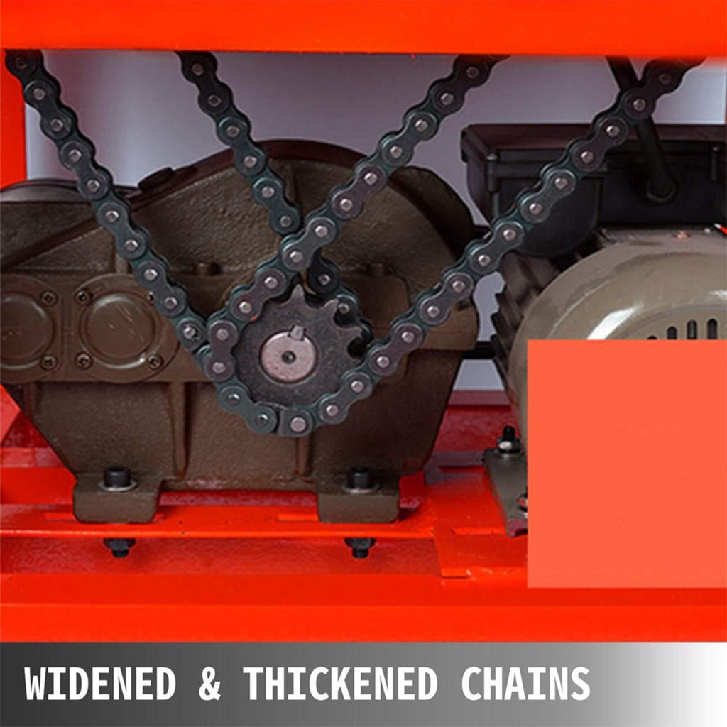 35-Inch Heavy-Duty Electric Multi-Function Industrial Square Pipe Tube Bender Machine W/ Die Set (SAK16482) - Saskby Wholesale - Thickened Chains View
