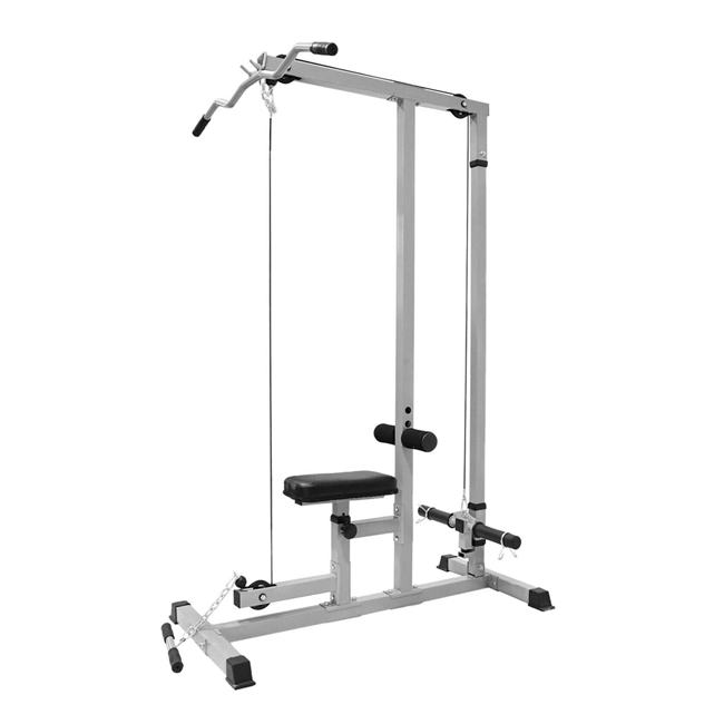 395lbs Plated-Loaded Front Lat Pulldown Cable Exercising Machine - SAKSBY.com - Weight Lifting Machines & Racks - SAKSBY.com
